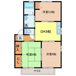 バリュージュ河島　Ｂ棟の物件間取画像